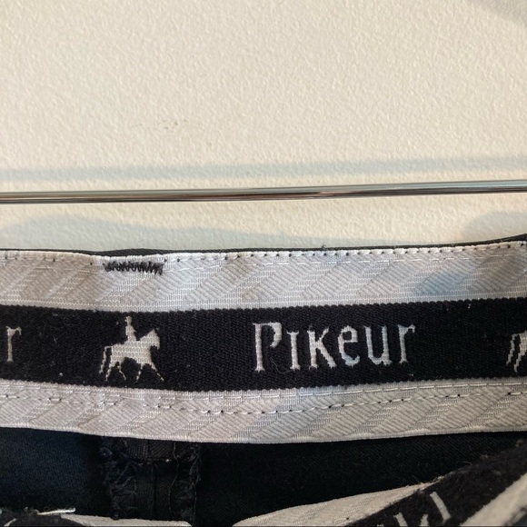 PIKEUR Sz M Rhinestone Logo Full Grip Dress Breeches Embroidered Pocket Pants - Picture 5 of 14